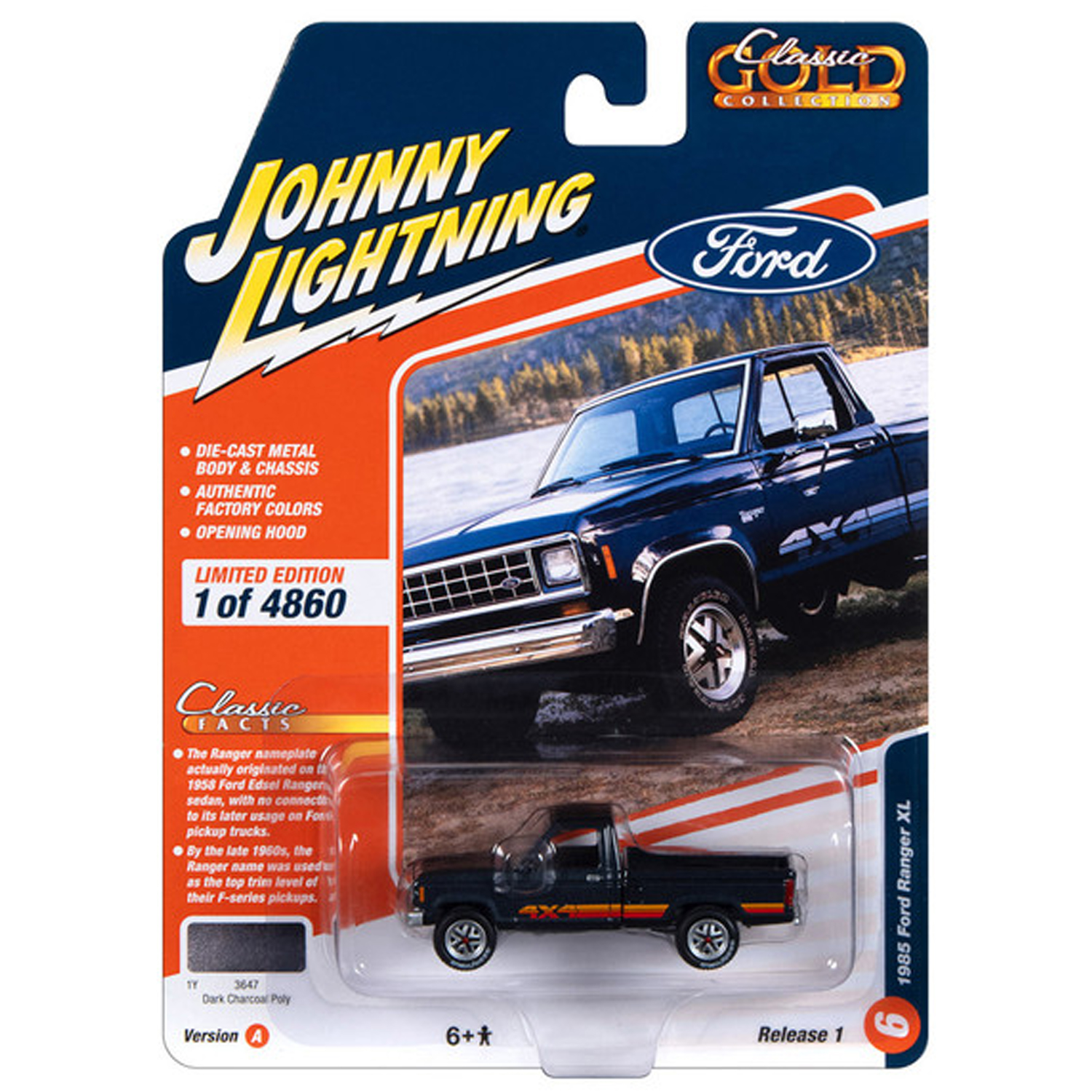 Автомобиль Johnny Lightning Ford 1:64 JLCG031A-R1-N6 - фото 3