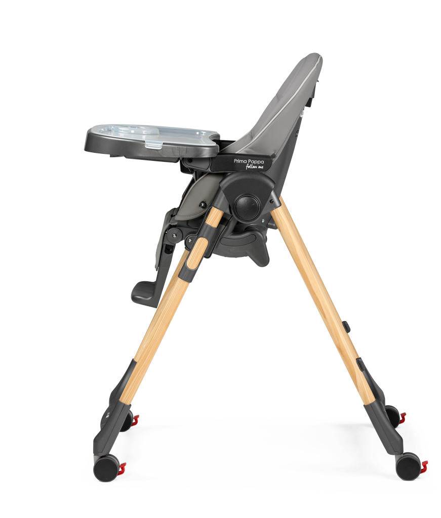 Стульчик для кормления Peg-Perego Prima Pappa Follow Me серый - фото 22