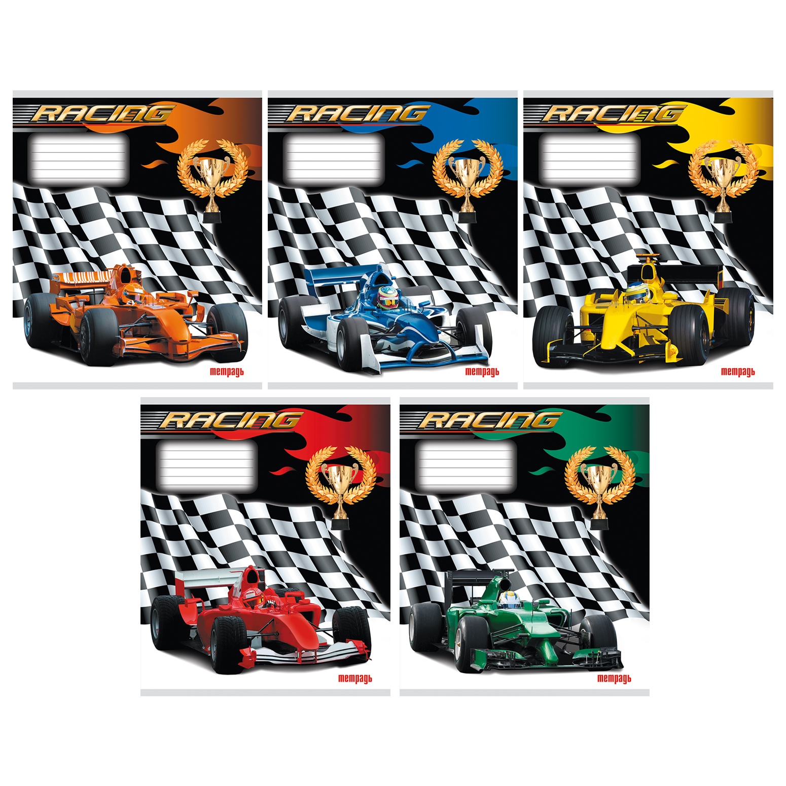 Тетрадь Феникс + клетка 12 лист. в ассортименте - фото 1