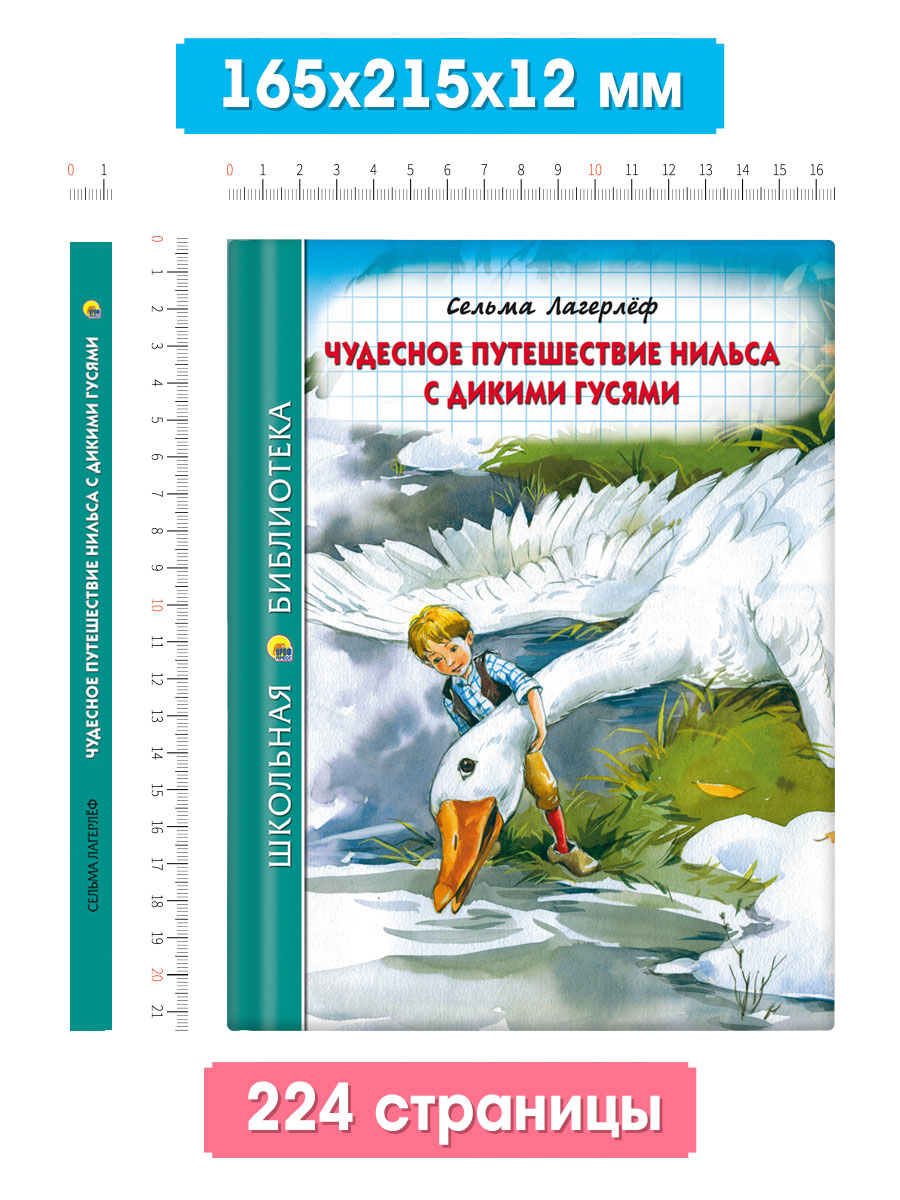 Книга Проф-Пресс школьная библиотека. Чудесное путешествие Нильса с дикими гусями С. Лагерлёф - фото 6