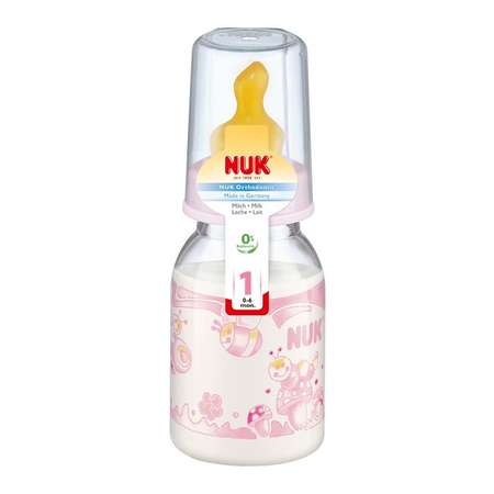 Бутылочка Nuk 125 мл в ассортименте
