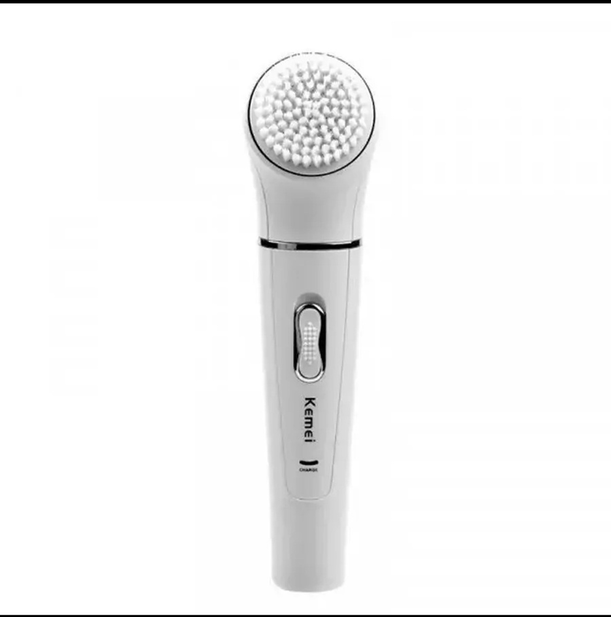 Эпилятор 5 в 1 беспроводной с насадками CASTLELADY депилятор массажер триммер пилинг щетка для очищения кожи - фото 7