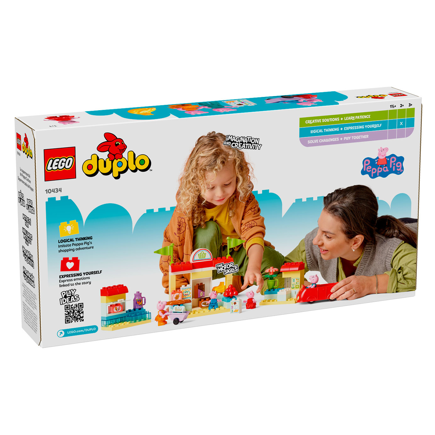 Конструктор LEGO DUPLO Свинка Пеппа: супермаркет 70 дет. - фото 4