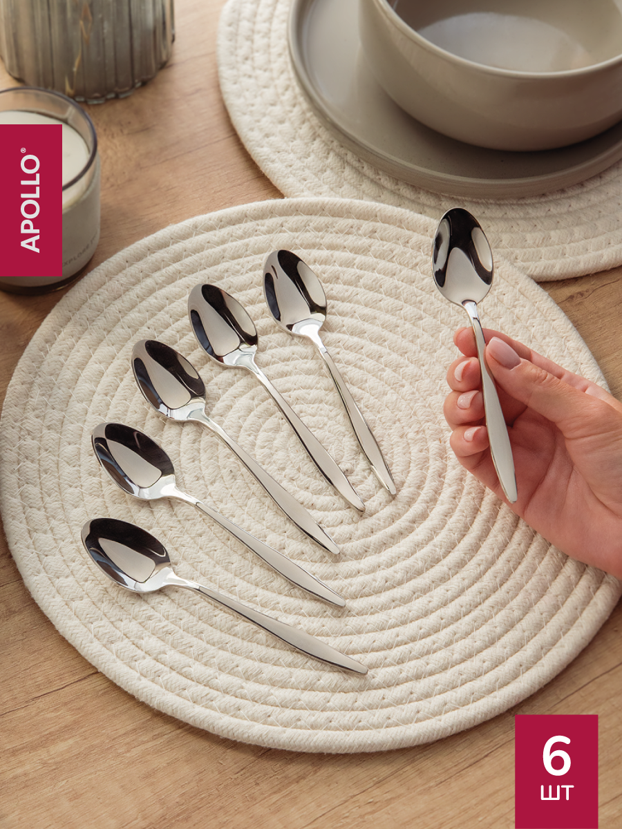 Набор ложек чайных APOLLO 6 предметов - фото 1