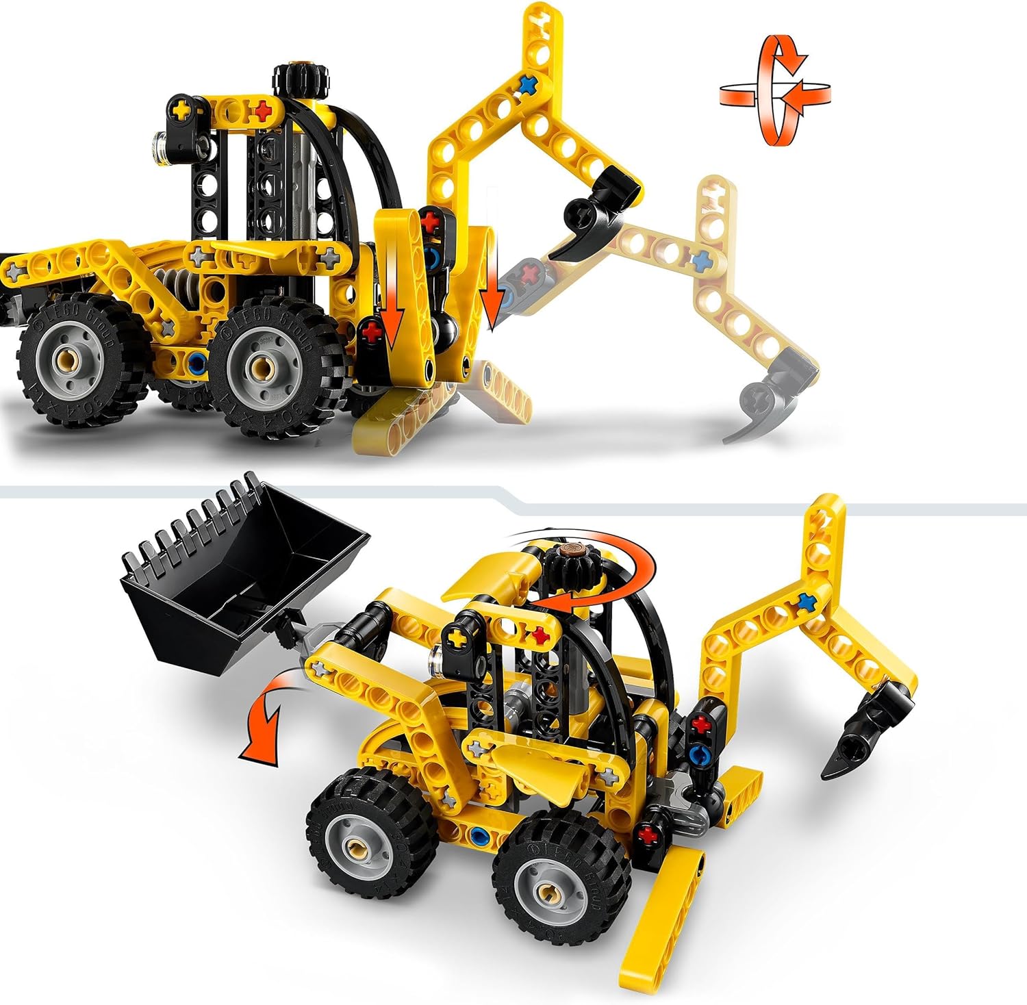 Конструктор LEGO Technic Экскаватор-погрузчик - фото 5