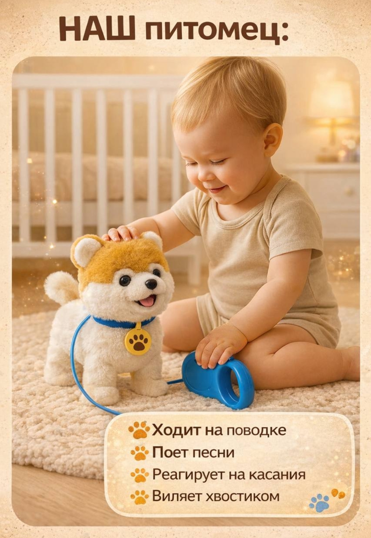 Мягкая игрушка BalaToys Собака - фото 2