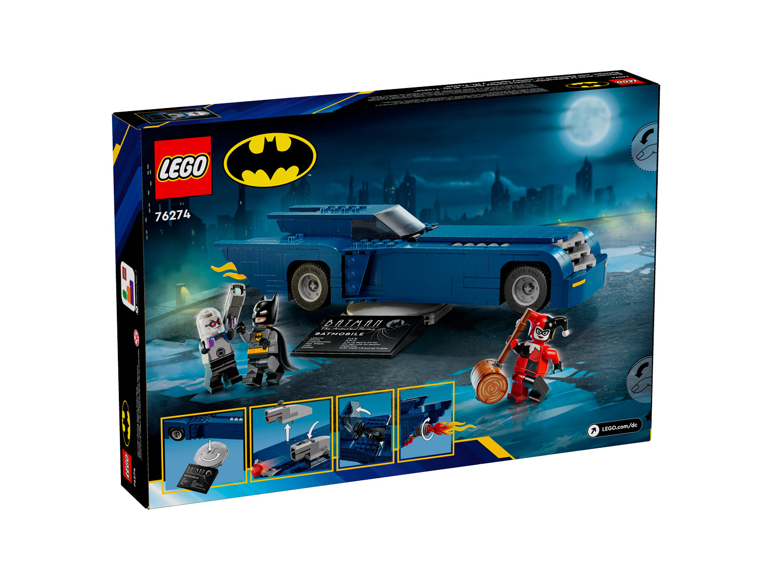 Конструктор LEGO DC Super Heroes Бэтмен vs Харли Квинн и Мисте блочный - фото 1