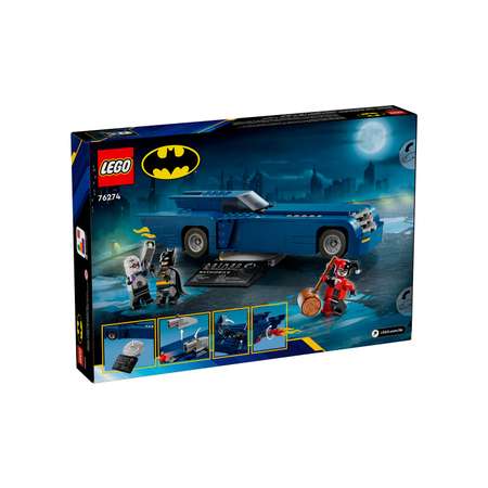 Конструктор LEGO DC Super Heroes Бэтмен vs Харли Квинн и Мисте блочный