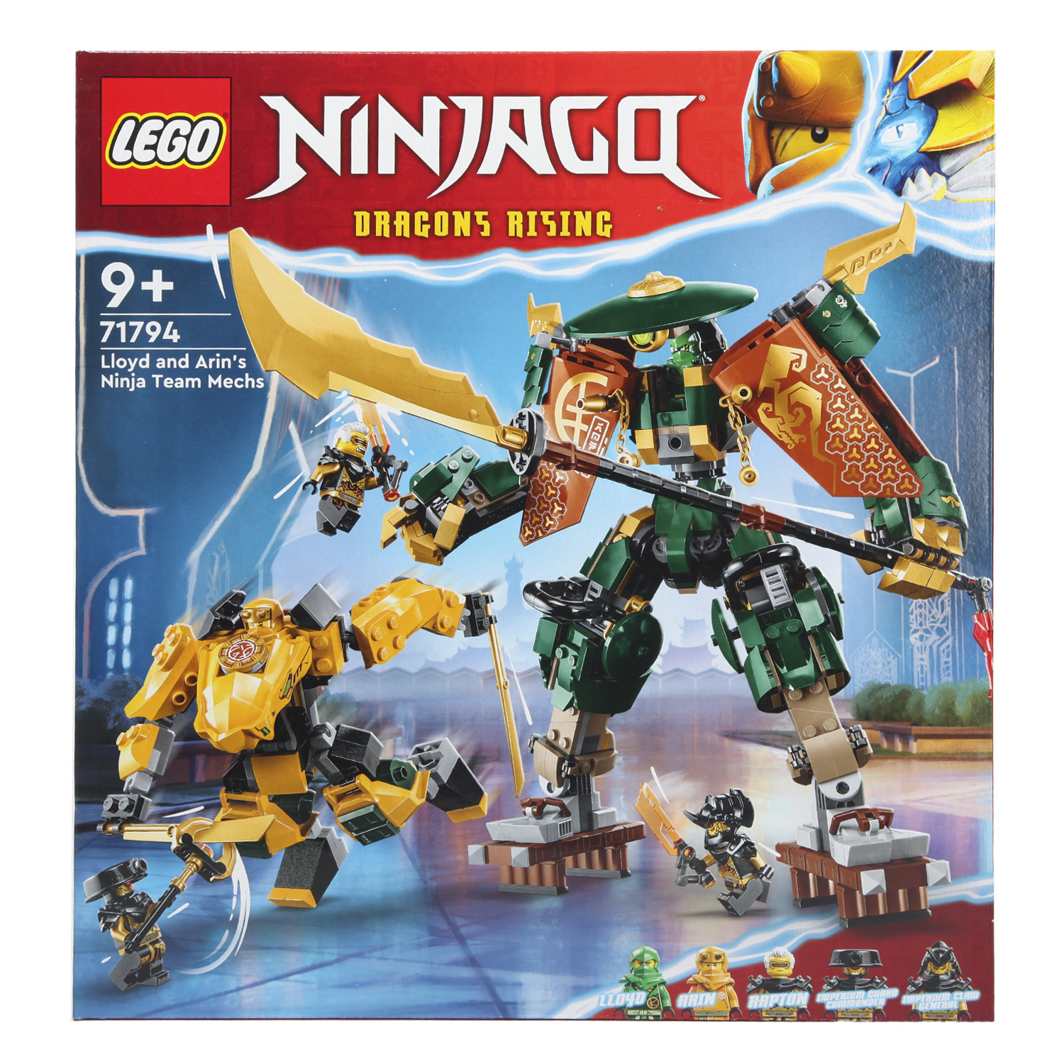 Конструктор LEGO NINJAGO Lloyd Arin Ninja Team Mechs 764 дет. - фото 1