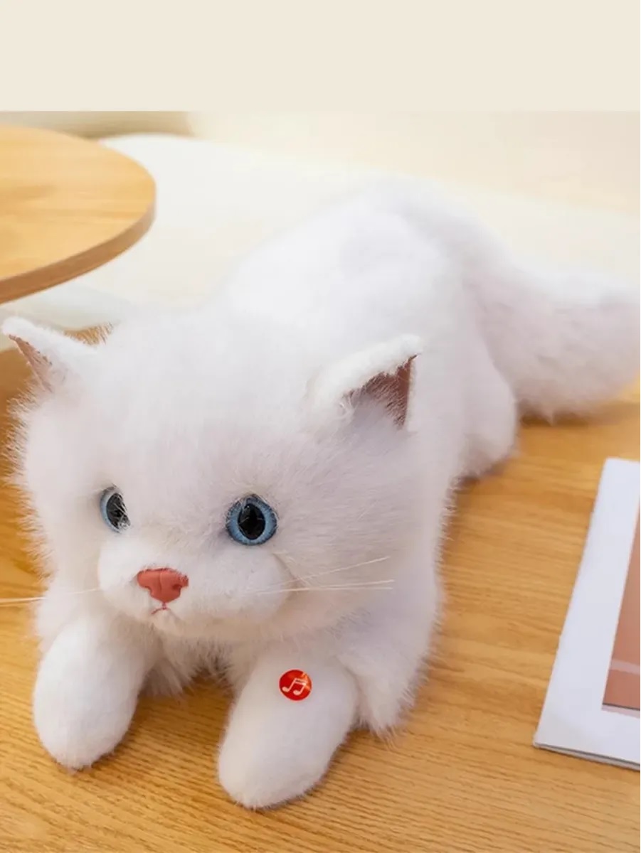 Мягкая игрушка ТОТОША Котик плюшевый со звуком 40см - фото 7