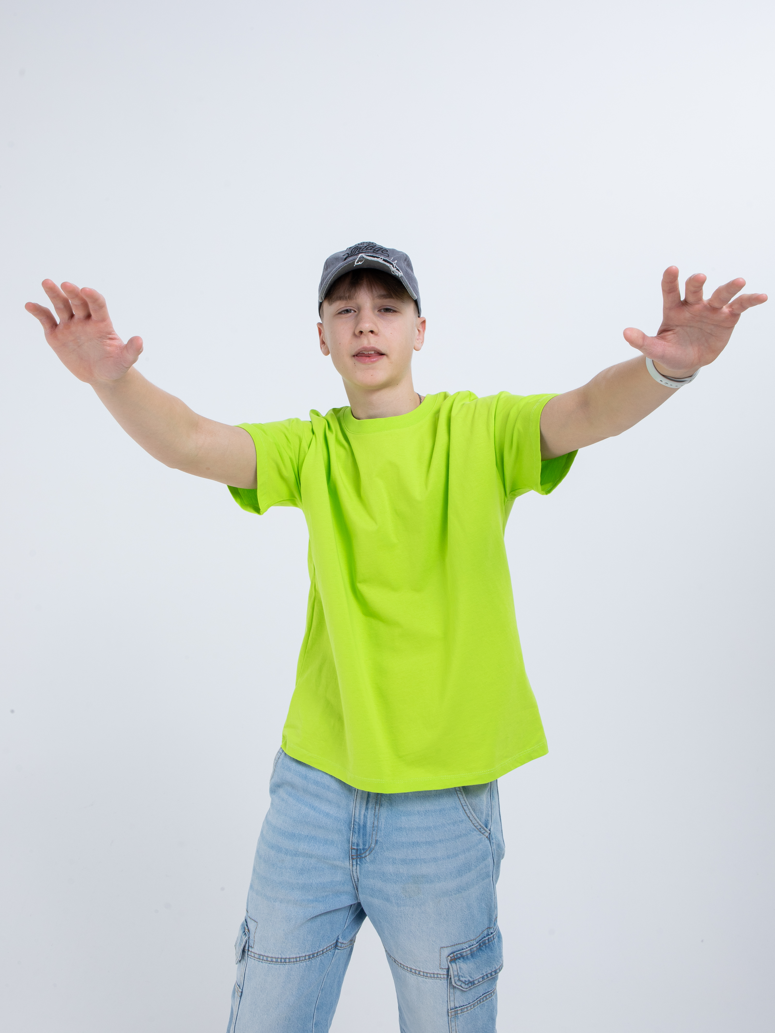 Футболка STELLA MODA 11601._салатовый - фото 12