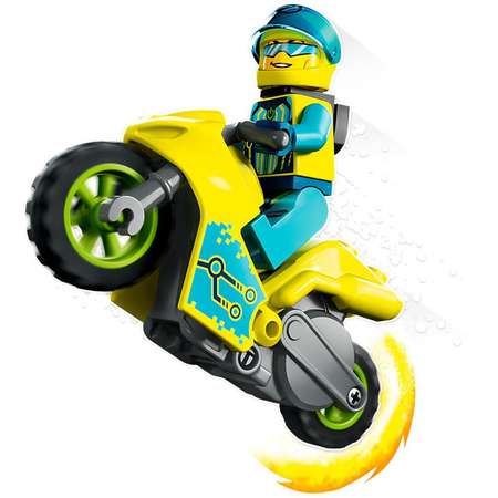 Конструктор LEGO City Кибер-трюк-байк блочный