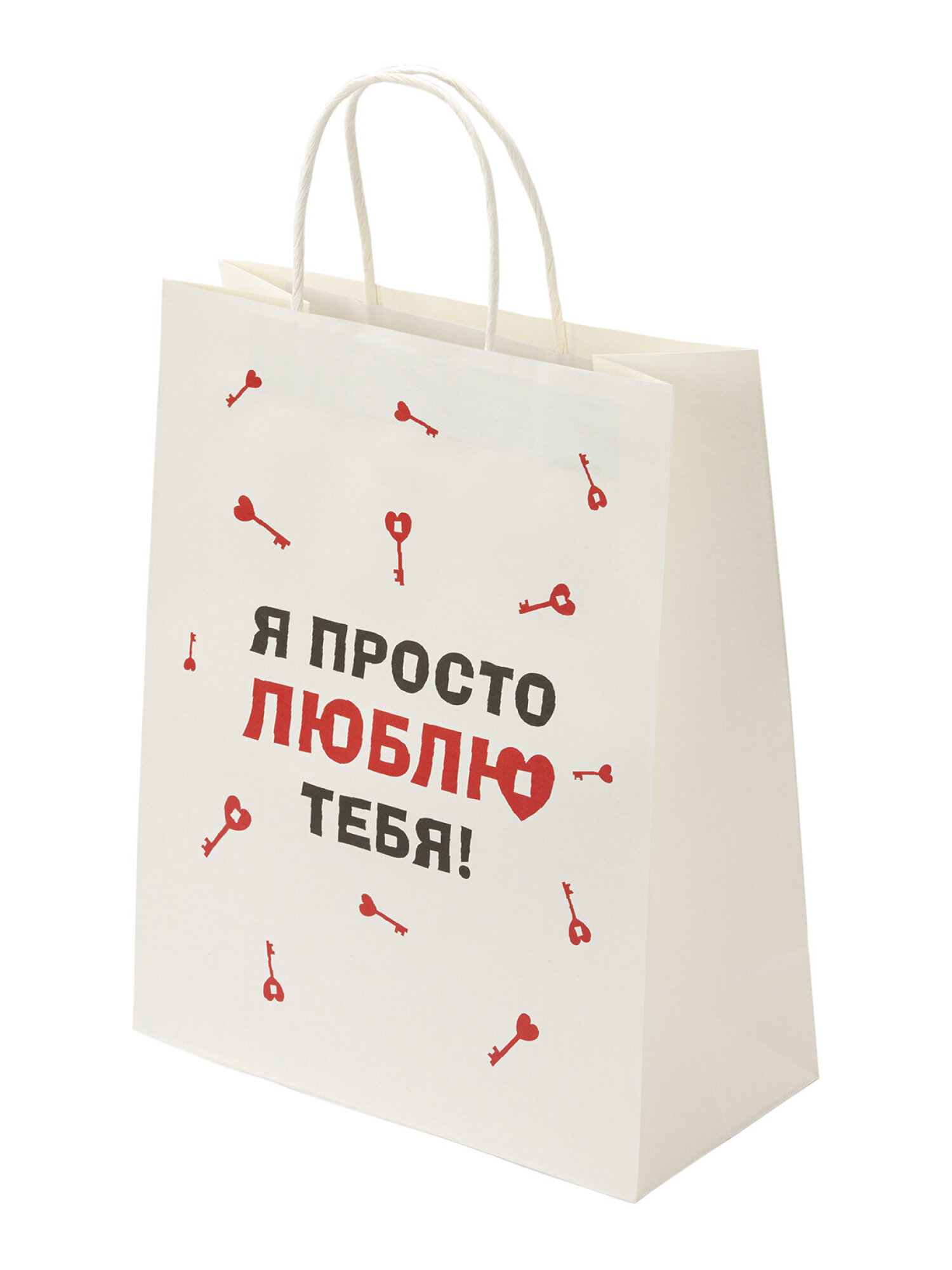 Пакет подарочный Золотая сказка большой крафтовый на день святого Валентина - фото 7