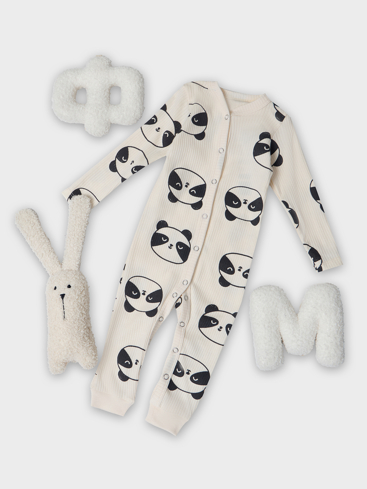 Комбинезон Mark Formelle (Марк Формэль) 14012/панды на молочном - фото 1