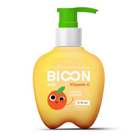 Зубная паста BIO ON с фтором апельсин