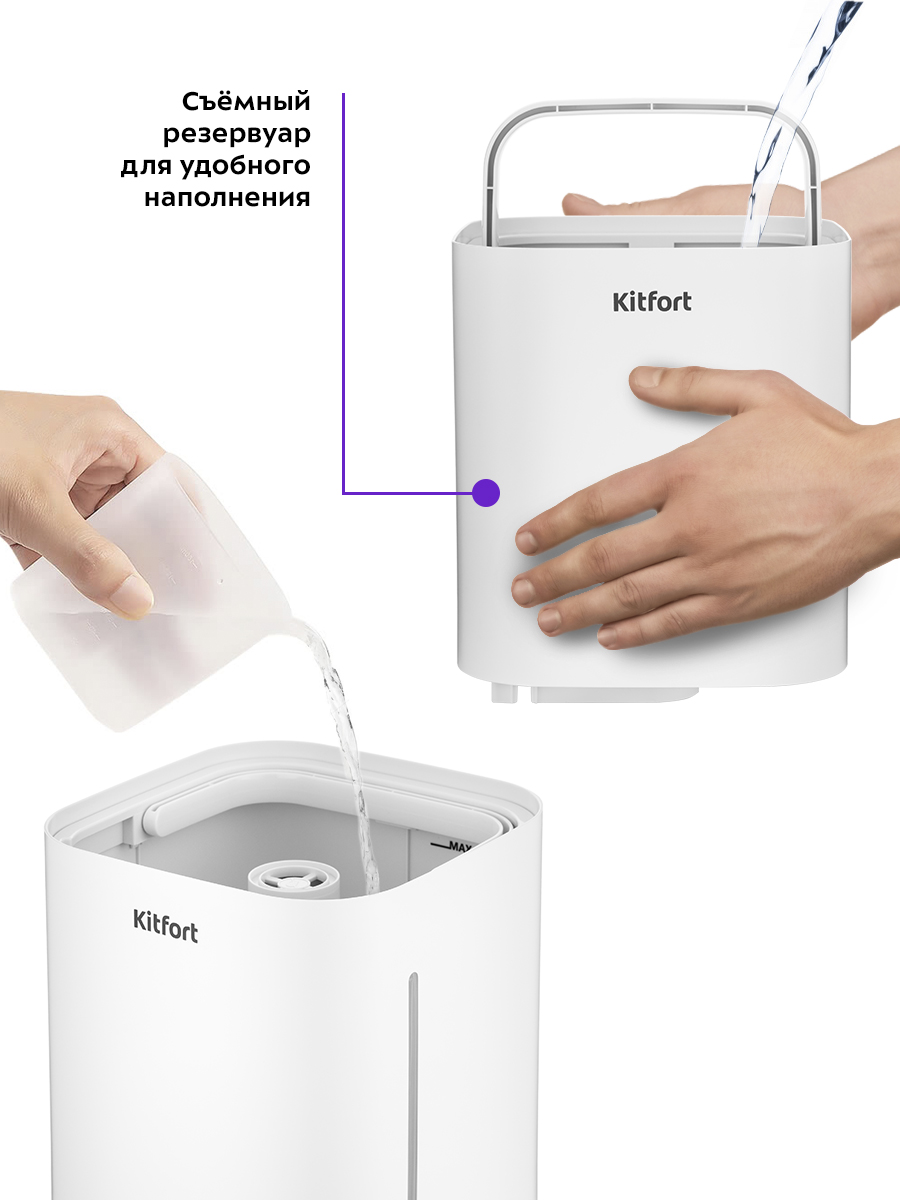 Увлажнитель воздуха KITFORT КТ-2810 - фото 4