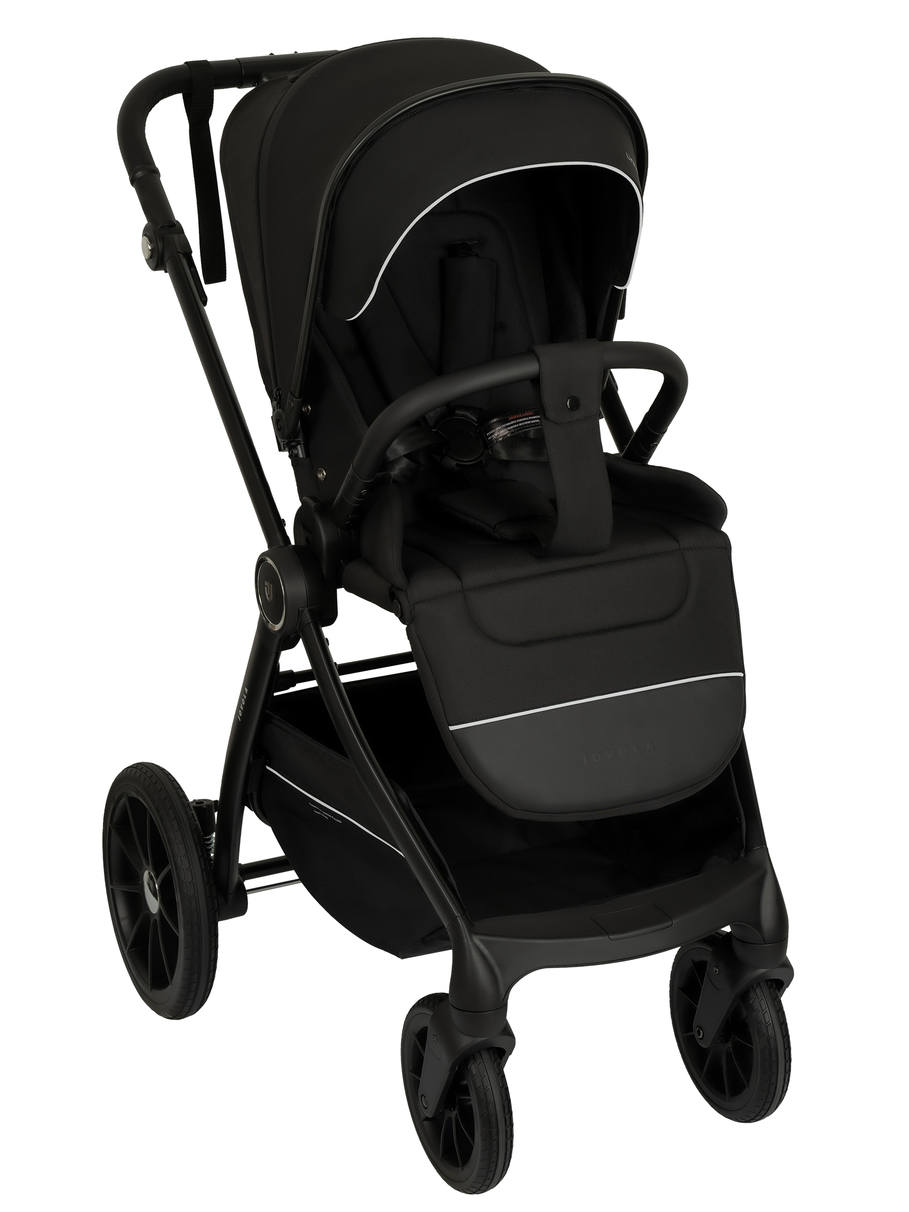 Коляска прогулочная JOVOLA LYRA черный - фото 17