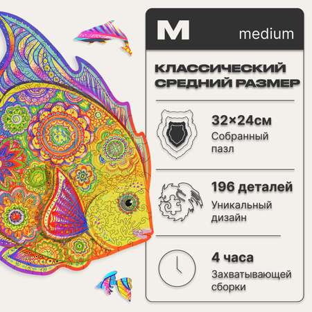 Пазл UNIDRAGON деревянный