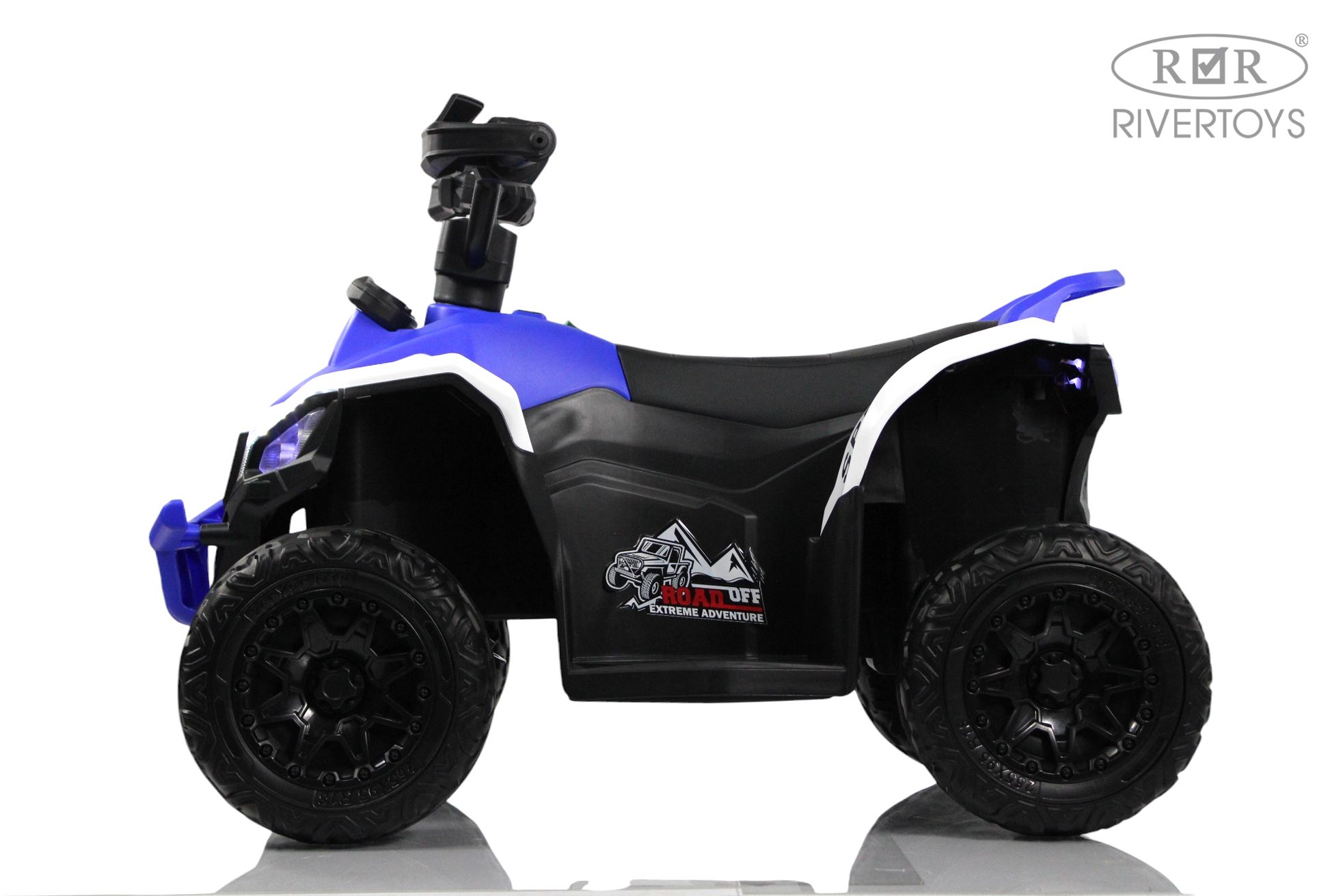 Электромобиль RIVERTOYS М202БХ-BLUE С пультом ДУ - фото 3