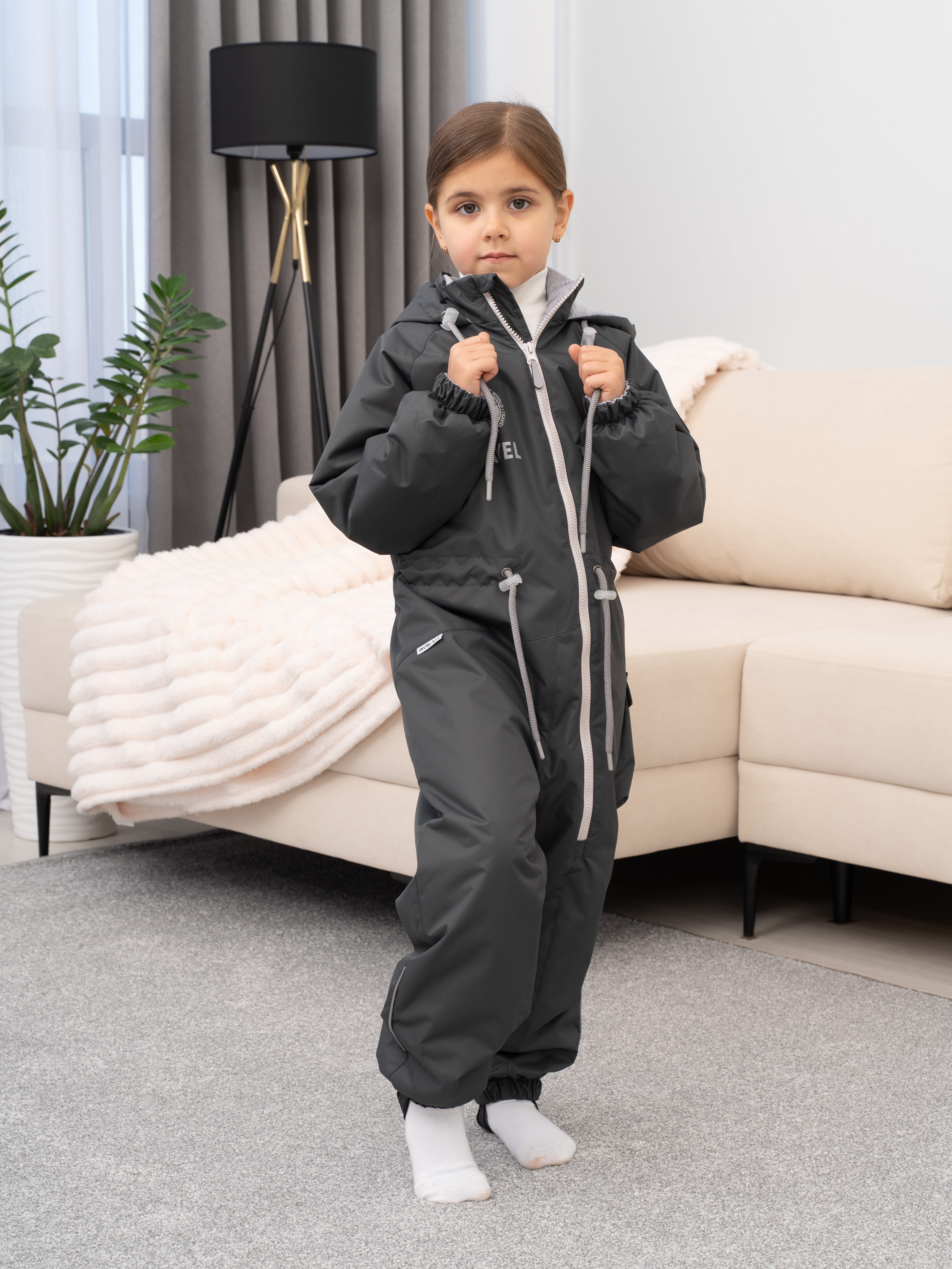 Комбинезон Arctic kids 30-029 серый - фото 21