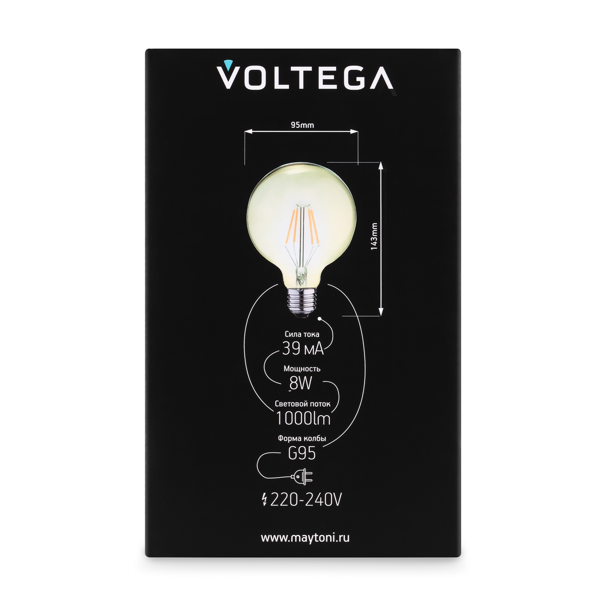 Лампочка декоративная VOLTEGA 8509 - фото 7