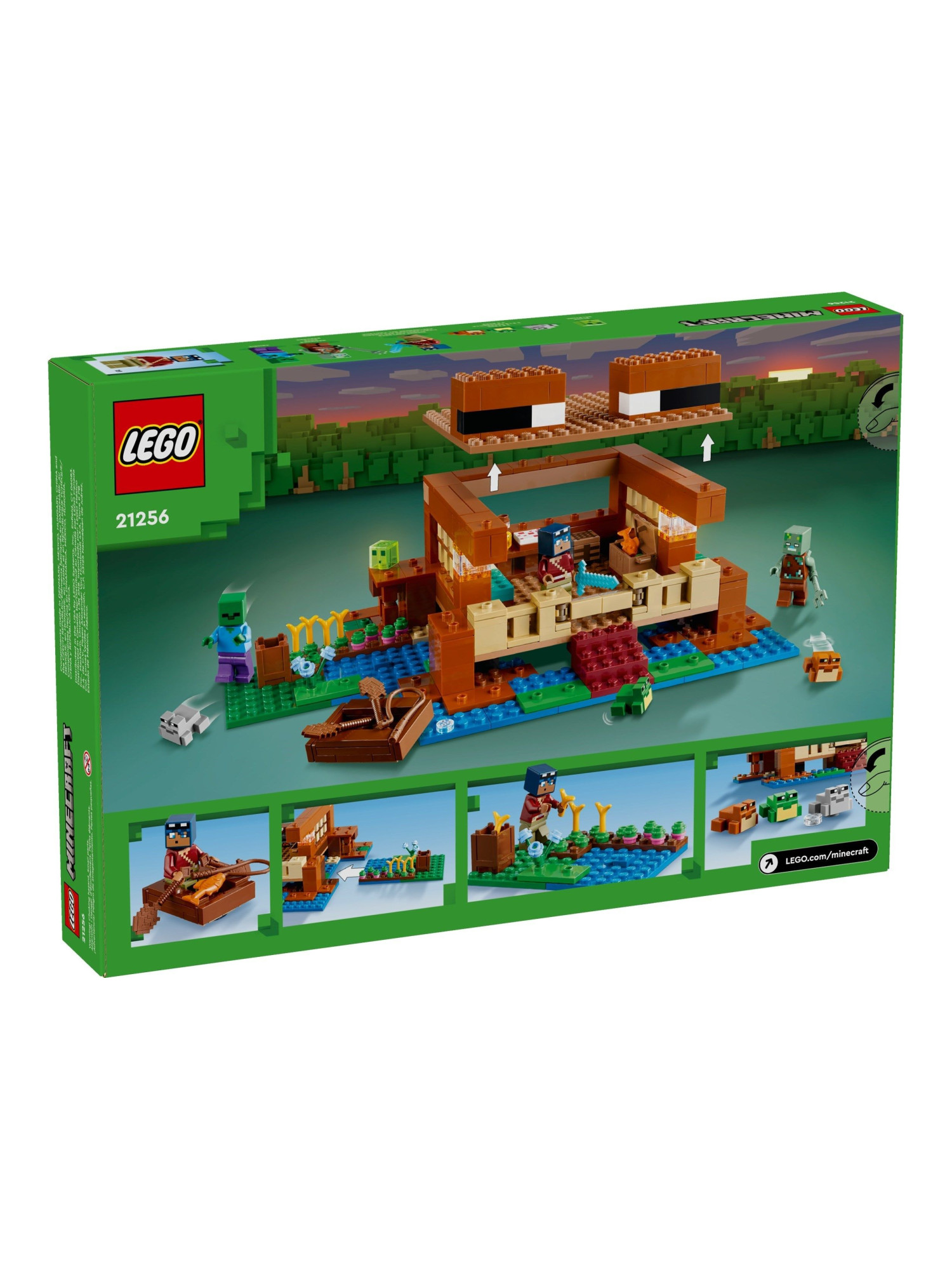 Конструктор LEGO Minecraft Лягушачий домик 400 дет. - фото 2
