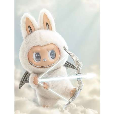 Игрушка Pop Mart Labubu The Monsters \"Zimomo Angel in Clouds\" (58cm)