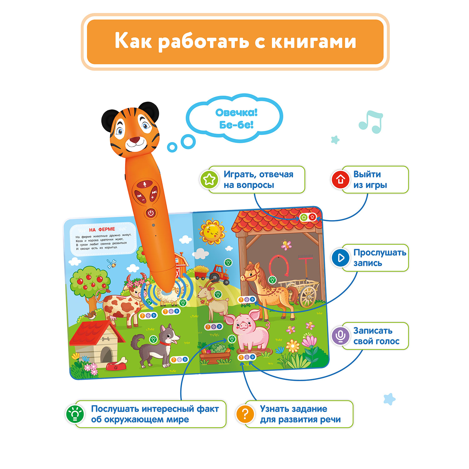 Игрушка BertToys Тигренок - фото 3