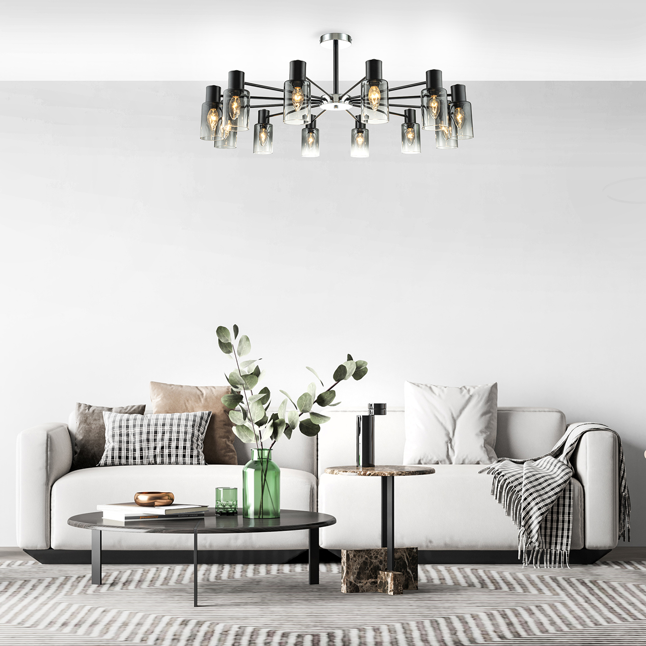Люстра ESCADA Escada 2120/12P E14*40W Black - фото 3