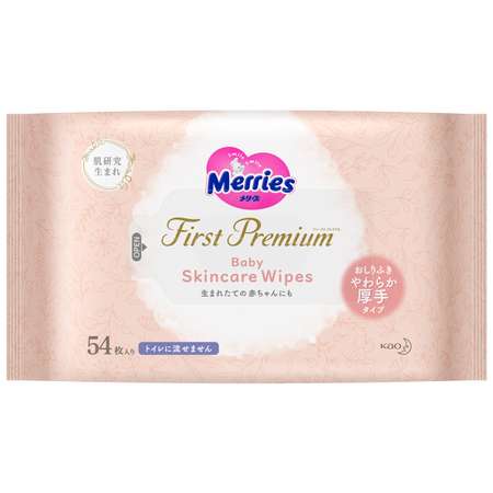 Влажные салфетки Merries 54 шт.