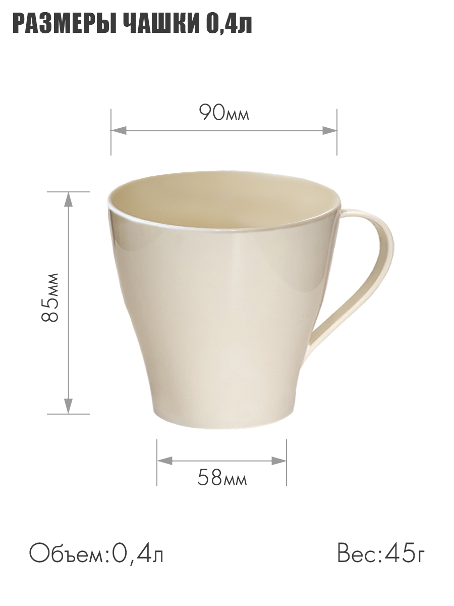 Набор посуды Solaris на 3-6 персон ванильно-шоколадный - фото 6