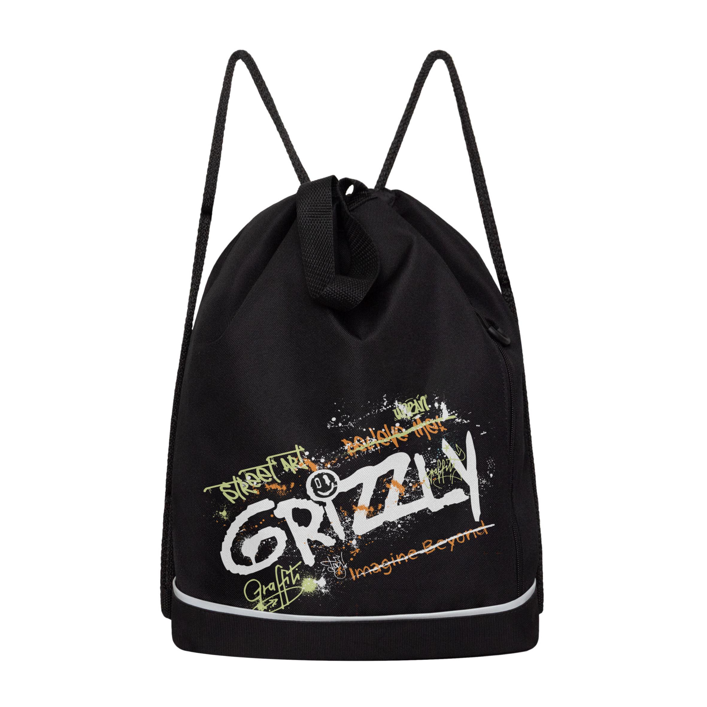 Мешок для обуви Grizzly Графити - фото 1