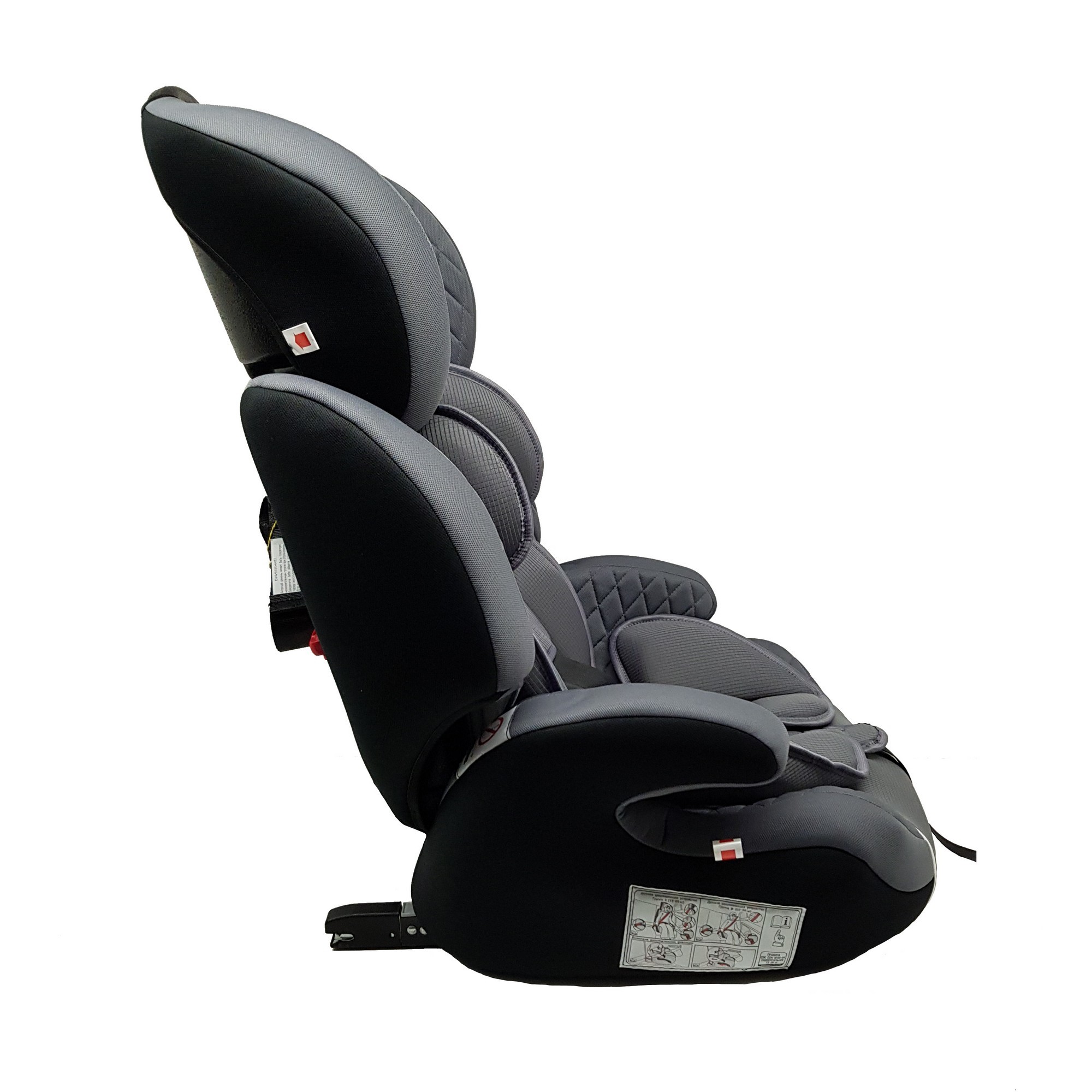 Автокресло Babyton Quest Fix Isofix 1/2/3 (9-36 кг) серый - фото 6