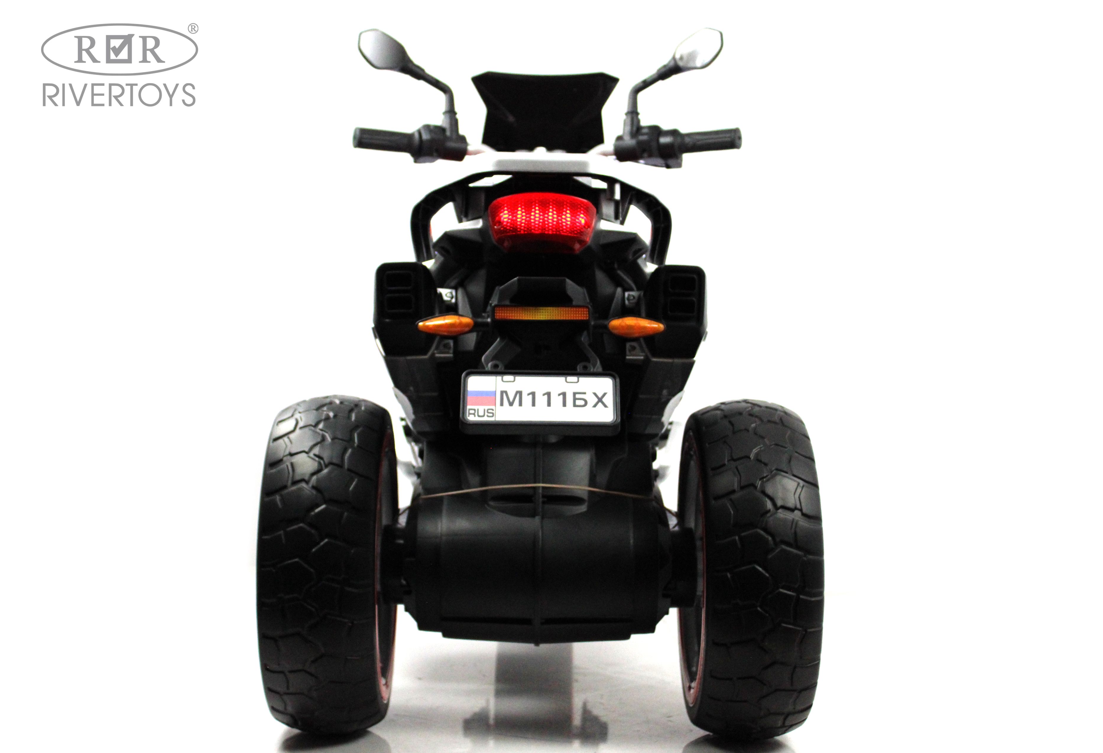 Электромотоцикл RIVERTOYS М111БХ-BLACK - фото 16