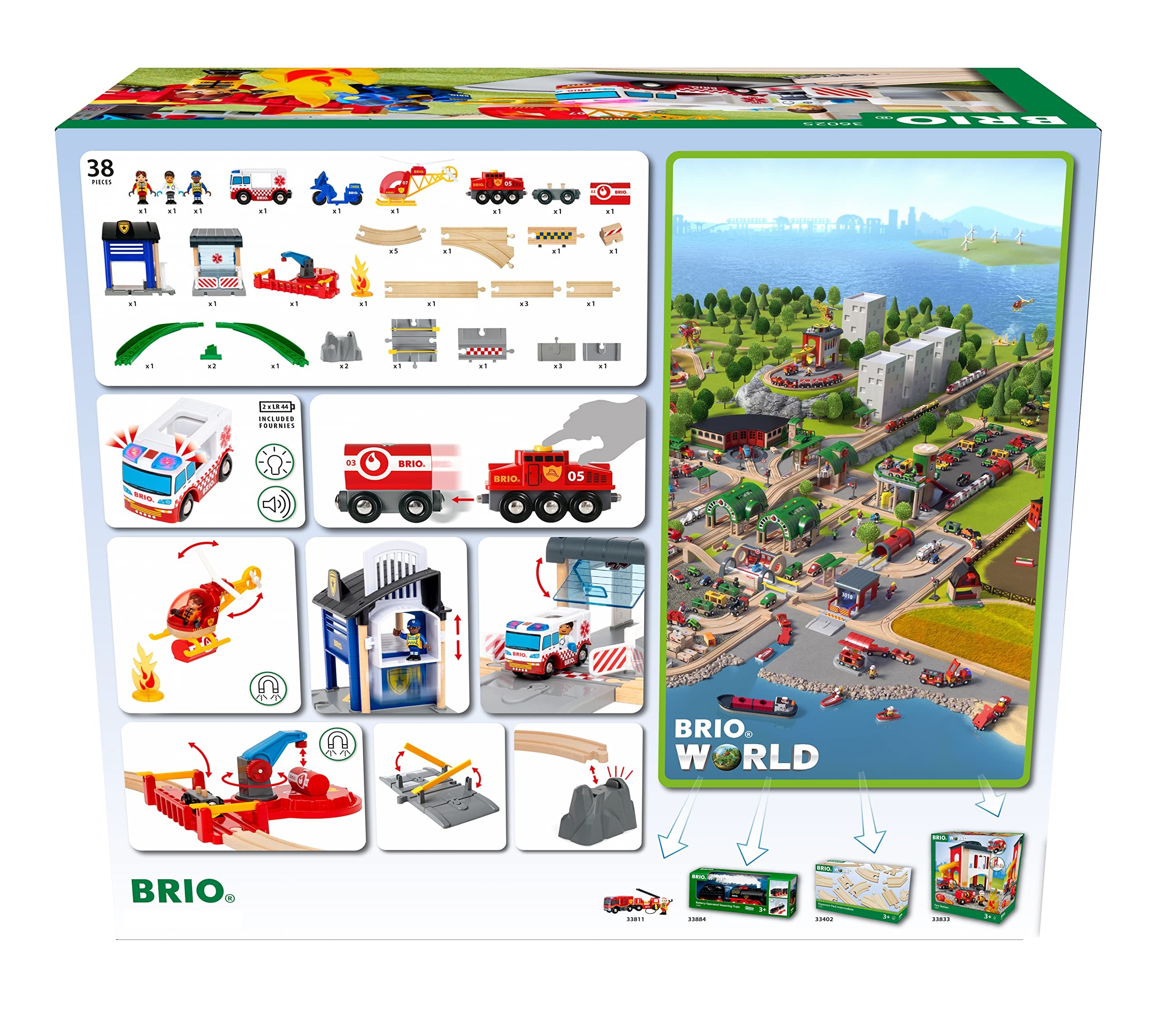 Набор железнодорожный Brio 104 см 36025 - фото 17