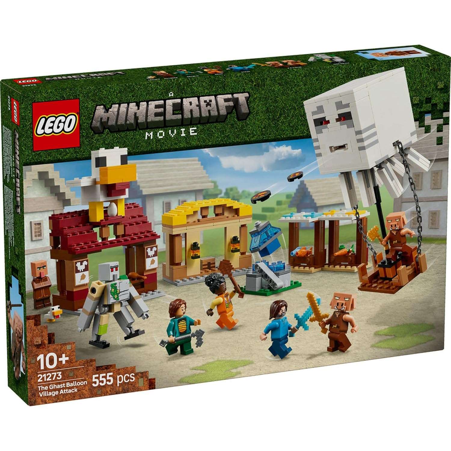 Конструктор LEGO Minecraft Нападение на деревню блочный - фото 6
