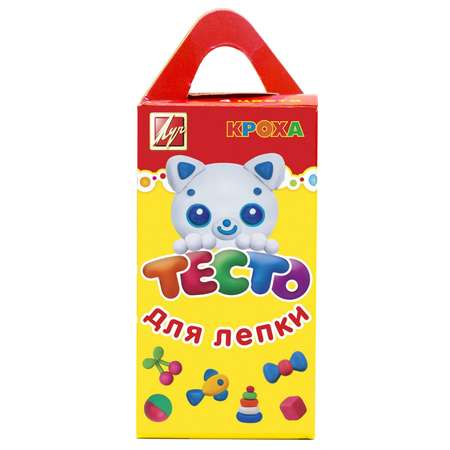 Тесто-пластилин Луч 4 цв.