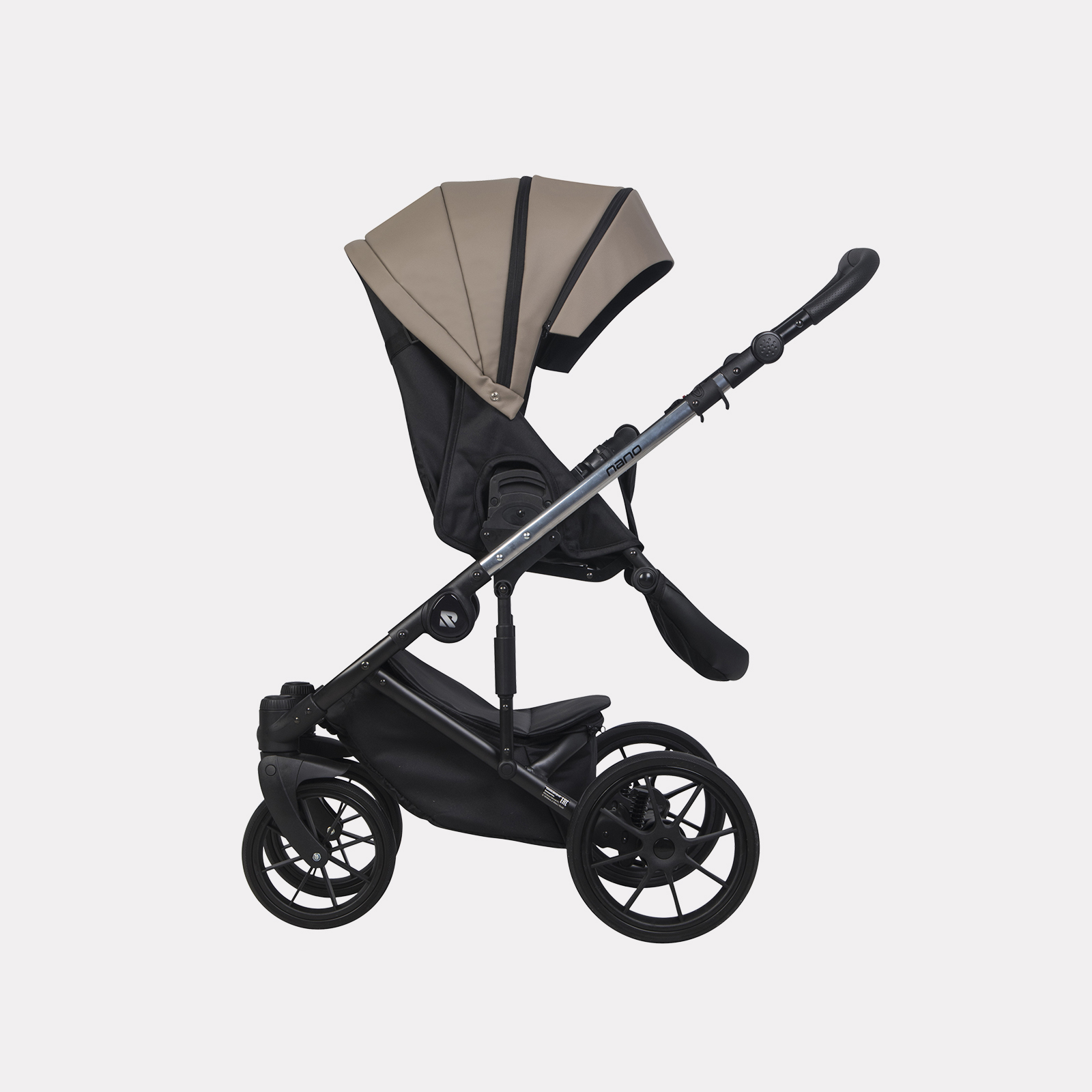 Коляска 2в1 Riko Nano Thermo Ecco коричневый - фото 8