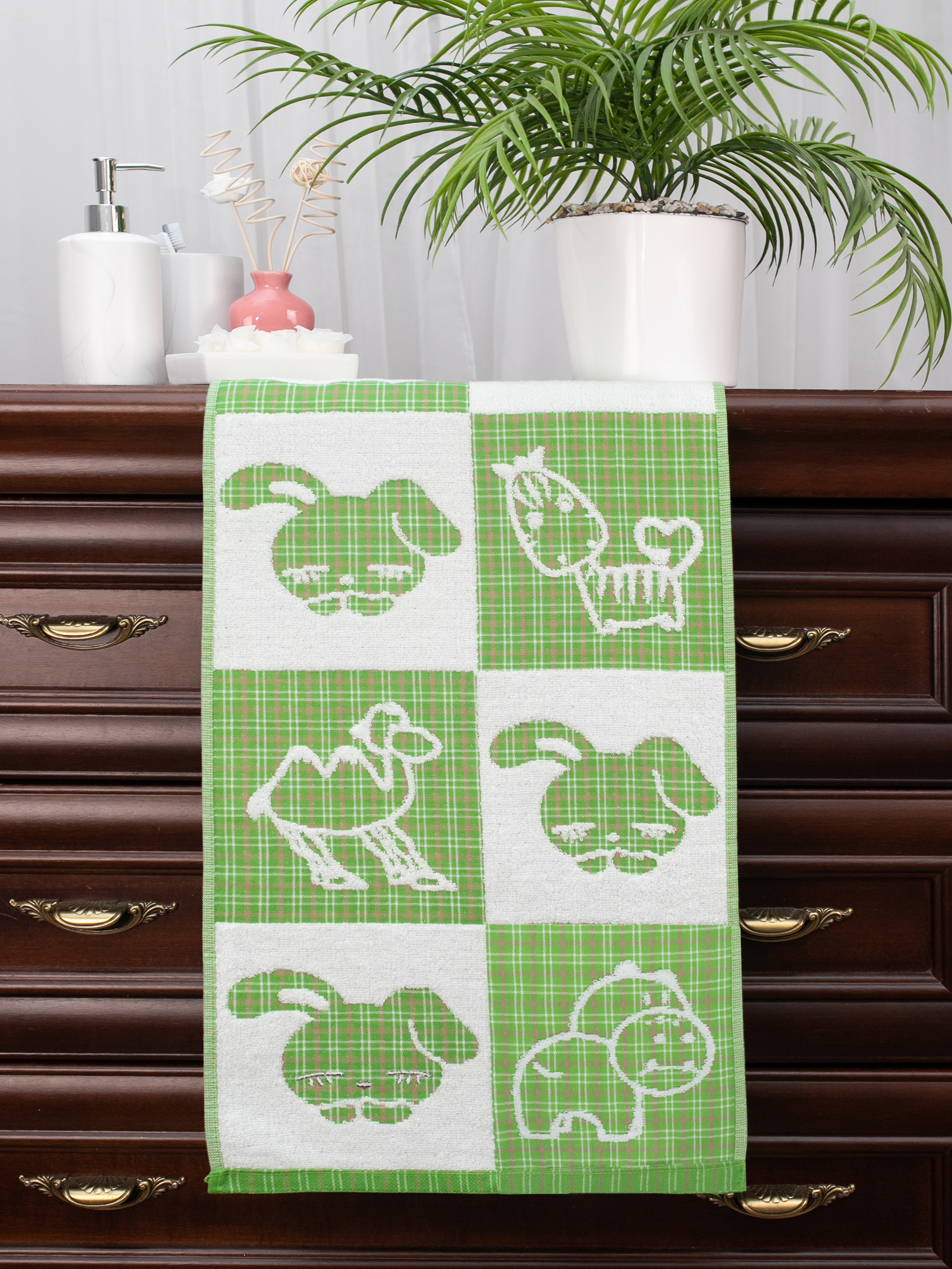 Полотенце Wellness ЗОО_1-45 Набор_2 34 x 76 см 2 шт. - фото 3