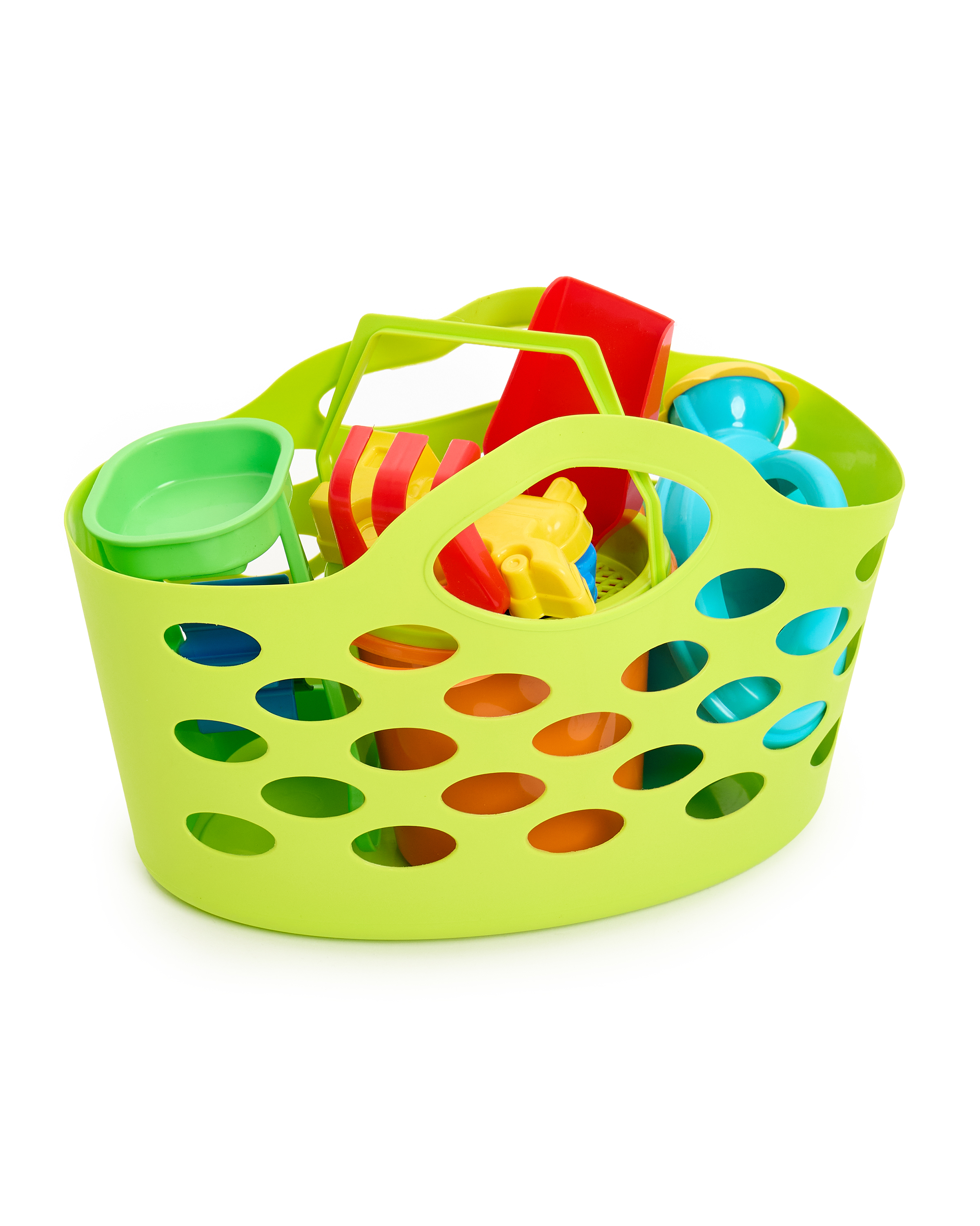 Песочный набор ZEBRA в корзинке 9 предм. - фото 2