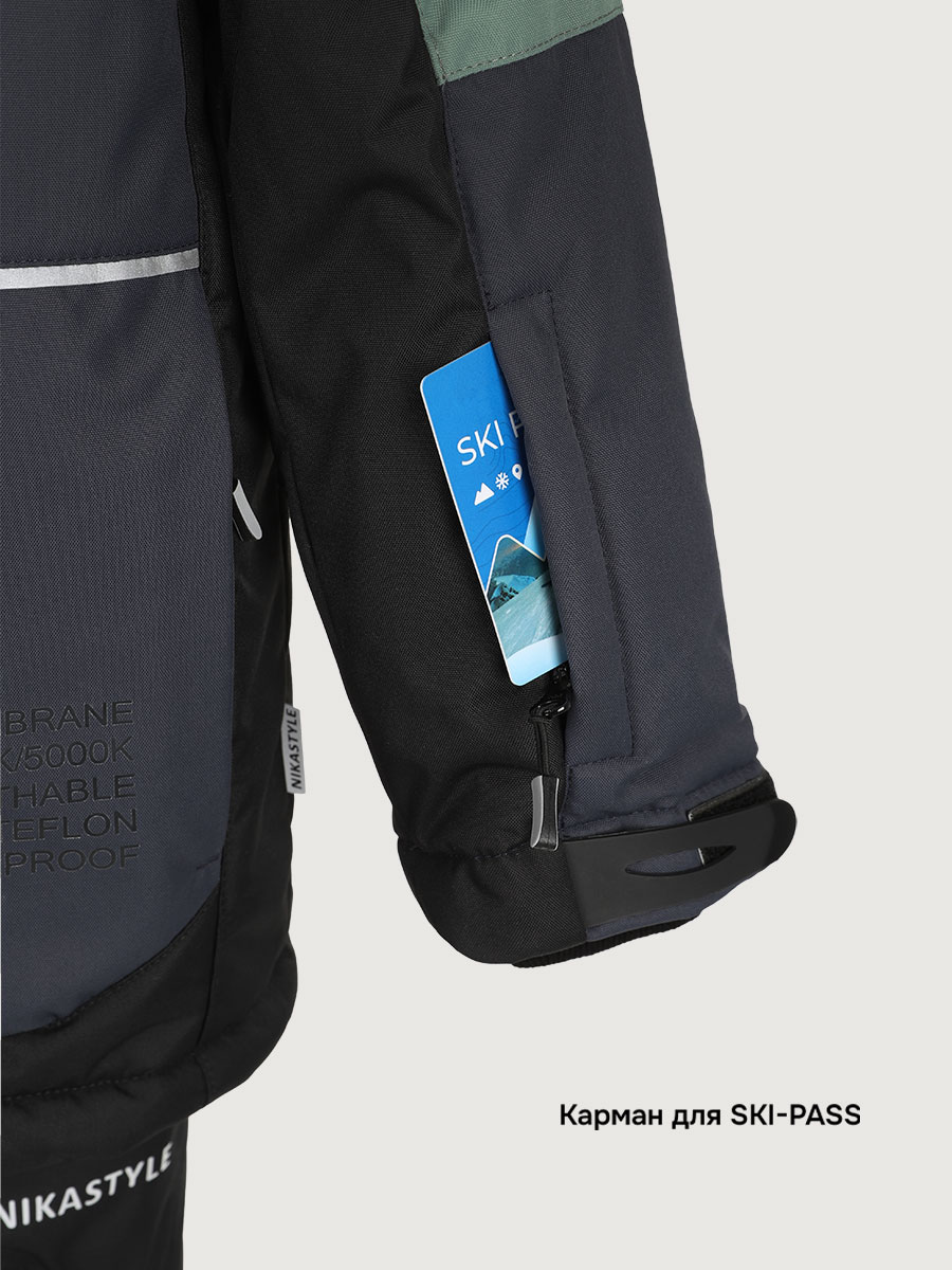 Костюм NIKASTYLE 7з5525 полынь/черный - фото 13