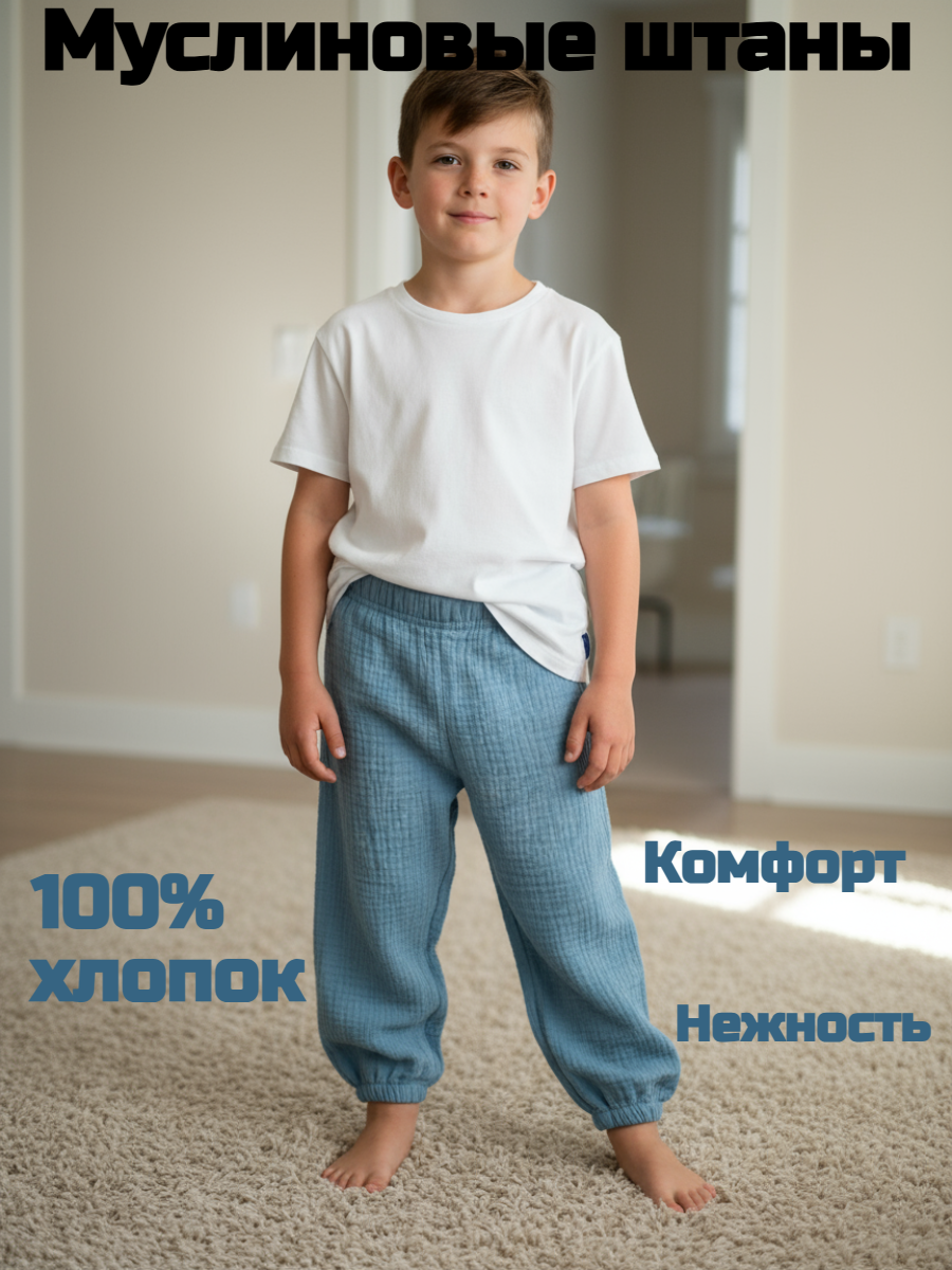 Брюки КВАРК лук 2044747527435 - фото 2