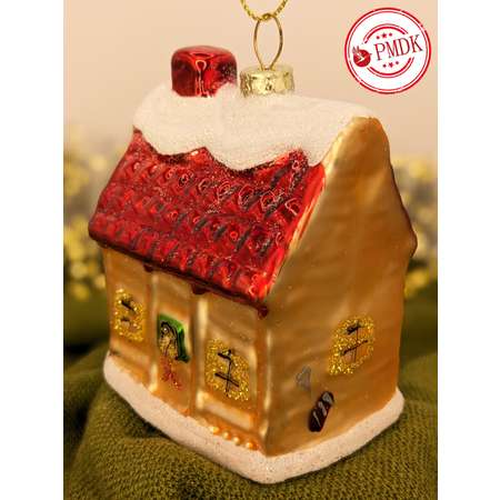 Елочная игрушка Kaemingk Домик EG188-YH2545
