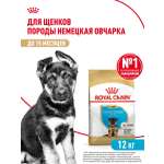 Корм для щенков ROYAL CANIN German Shepherd Puppy породы немецкая овчарка 12кг