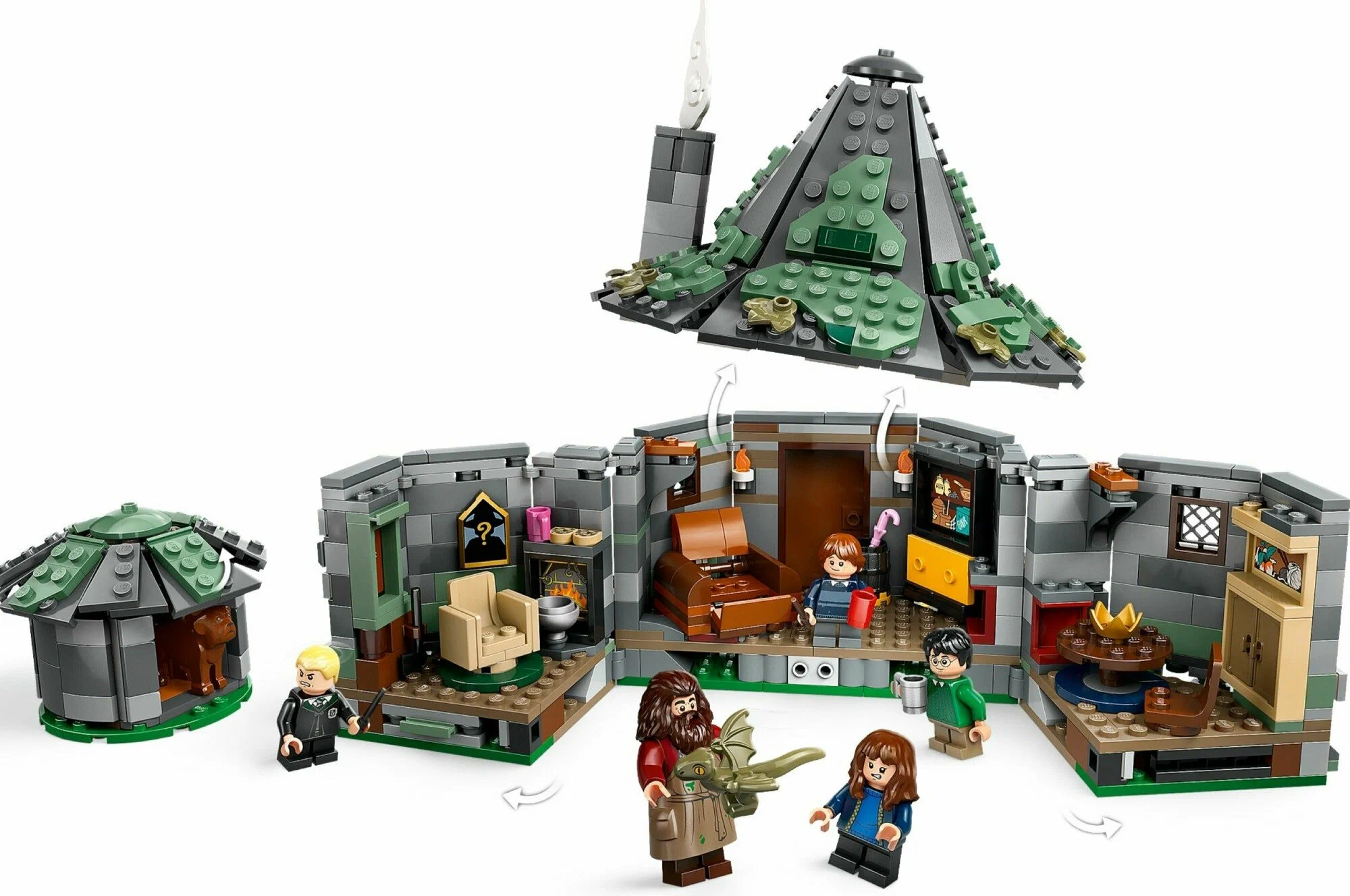 Конструктор LEGO Harry Potter Хижина Хагрида 896 дет. - фото 3