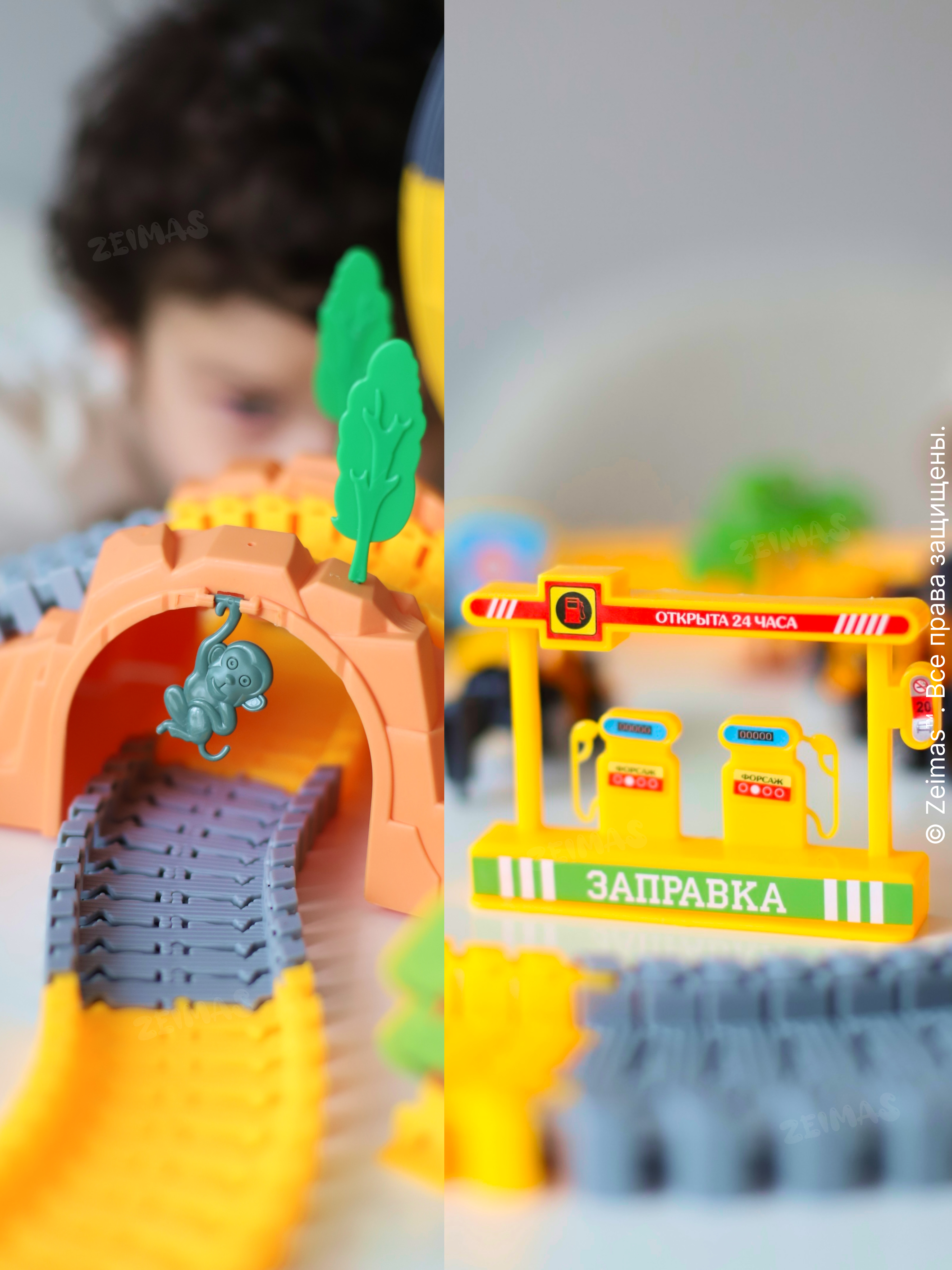 Конструктор Zeimas Экстремальный гонщик 181 дет. в ассортименте - фото 17