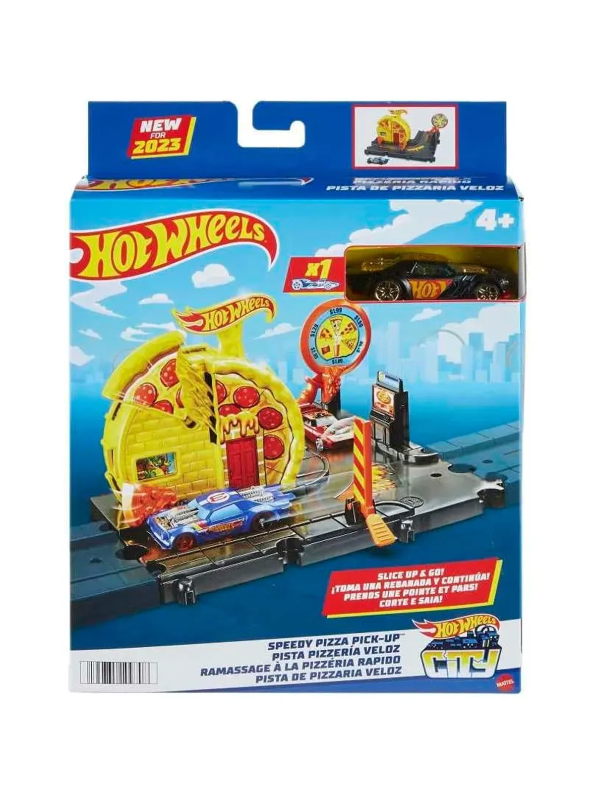 Трек Hot Wheels Крутая пиццерия HKX44 - фото 7