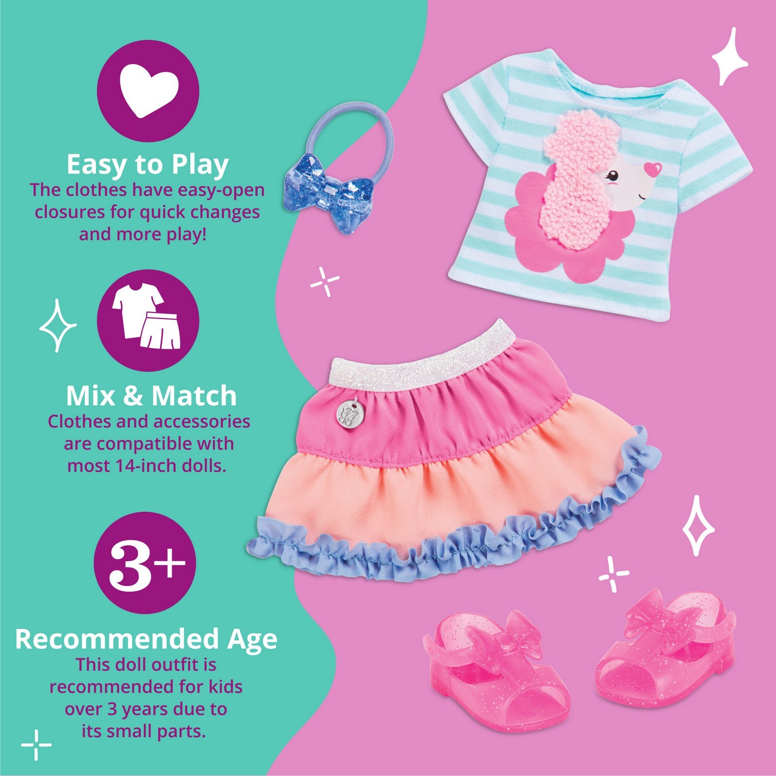 Одежда, обувь, аксессуар к одежде для кукол Glitter Girls GG50054 - фото 6