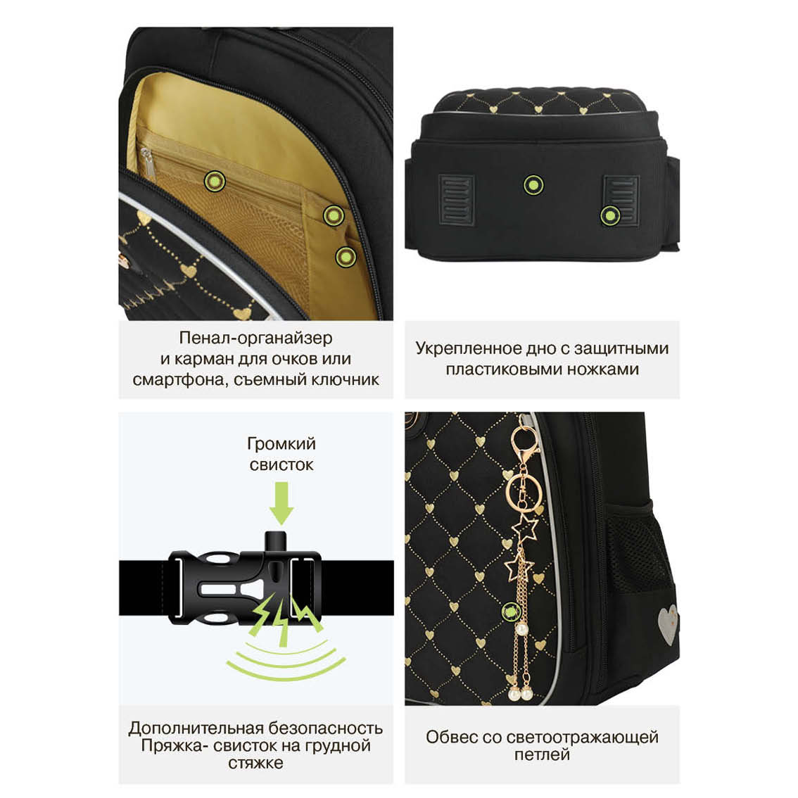 Ранец Grizzly Для девочки - фото 11