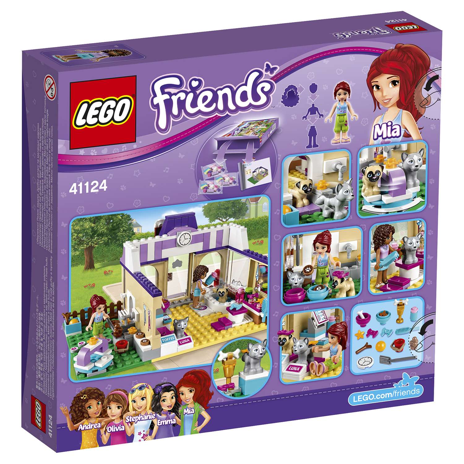 Конструктор LEGO Friends Детский сад для щенков блочный - фото 3
